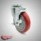 Service Caster 5 Inch SS Red Polyurethane Swivel Top Plate Caster with Brake SCC-SS20S514-PPUB-RED-TLB - alternate 2